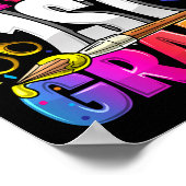 1年生のCkを学校のアートキットに押し込む準備ができている ポスター (角)