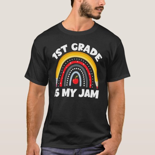 1年生は私のジャム初日新学期 教え Tシャツ (正面)
