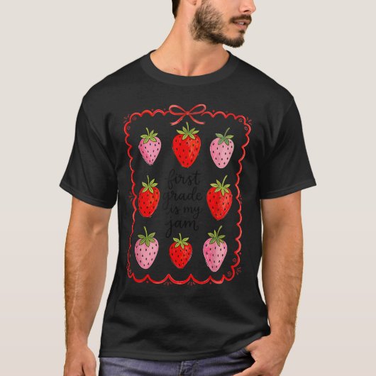 1年生は私のジャム バックトゥー Tシャツ (正面)