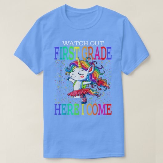 1年生を見てこ来こに戻る Tシャツ (デザイン正面)