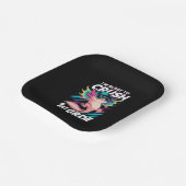 1年生アクソロトルバックスクールを潰す準備ができている ペーパープレート (傾斜あり)