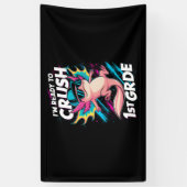 1年生アクソロトルバックスクールを潰す準備ができている 横断幕 (縦)