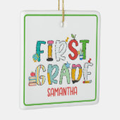 1年生エレメンパーソナライズされたツ校 セラミックオーナメント (右)