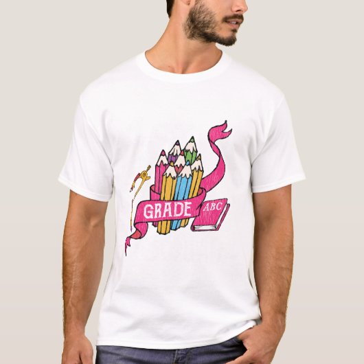 1年生クルーチーム1年生スクワッドSchoに戻る Tシャツ (正面)