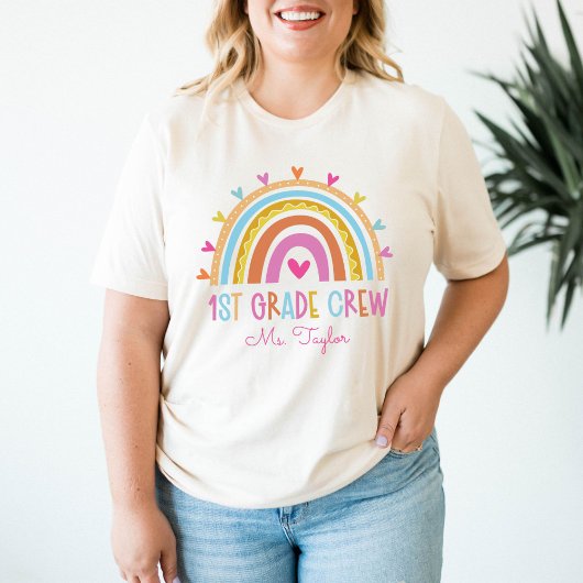 1年生クルー先生新学期カスタム Tシャツ