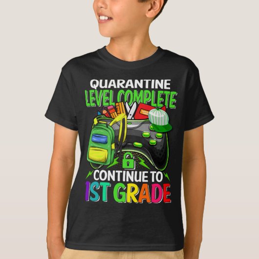 1年生ゲーム新学期Tシャツ Tシャツ (正面)