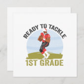 1年生サッカーファンタジーラグビーに挑戦する準備 セーブザデート (正面/裏面)