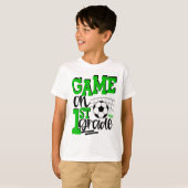 1年生サッカーCk通学初日 Tシャツ (正面フル)