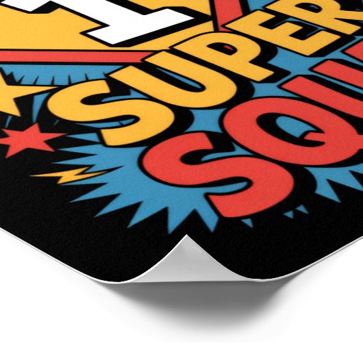 1年生スーパーヒーロー分隊1年生の子供が戻る ポスター (角)