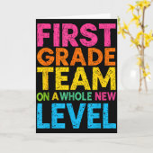 1年生チームの新たなレベルでの教師生活がスタート カード (黄色い花)