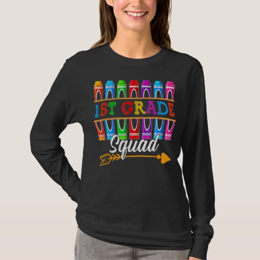 1年生チーム1年生先生学生チームが戻る Tシャツ (正面)