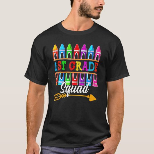 1年生チーム1年生先生学生チームが戻る Tシャツ (正面)