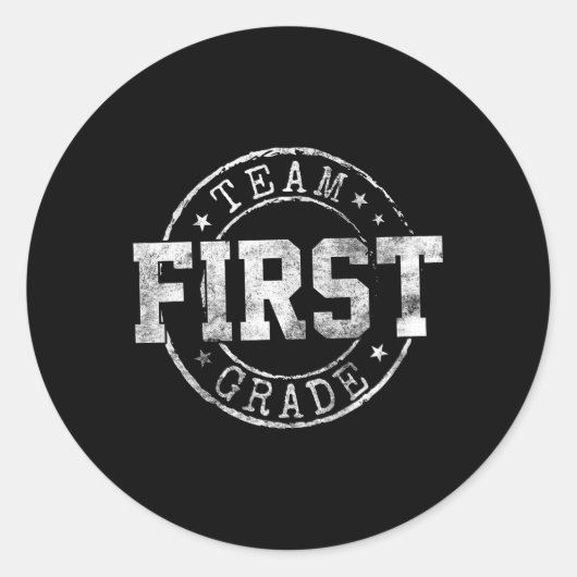 1年生ドリームチーム1年生Schoの初日 ラウンドシール (正面)