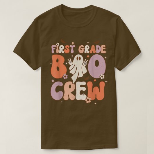 1年生ブクルー先生学生かわいい幽霊ハ Tシャツ (デザイン正面)