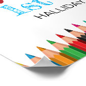 1年生ミニマル新学期の初日 ポスター (角)