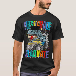 1年生モンスタートラック恐竜Tレックス Tシャツ