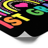 1年生レインボーガールズボーイズ先生チーム1st Gr ポスター (角)