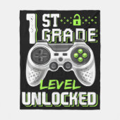 1年生レベルのアンロックゲーマー学校の初日 フリースブランケット (正面)