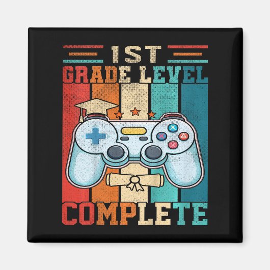 1年生レベルのゲームを完全に学校の最終日 マグネット (正面)