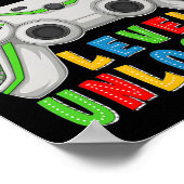 1年生レベルのロック解除された学校ゲーマー少年 ポスター (角)