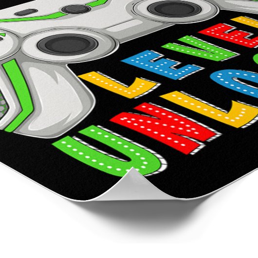 1年生レベルのロック解除された学校ゲーマー少年 ポスター (角)