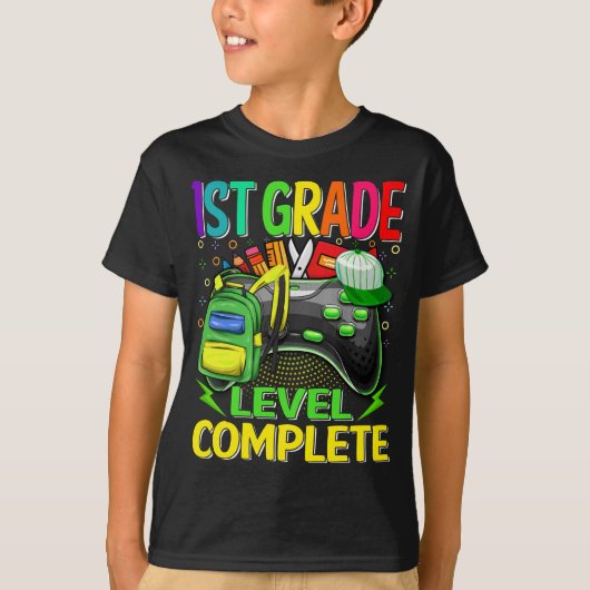 1年生レベルの完全ビデオゲーム Tシャツ (正面)