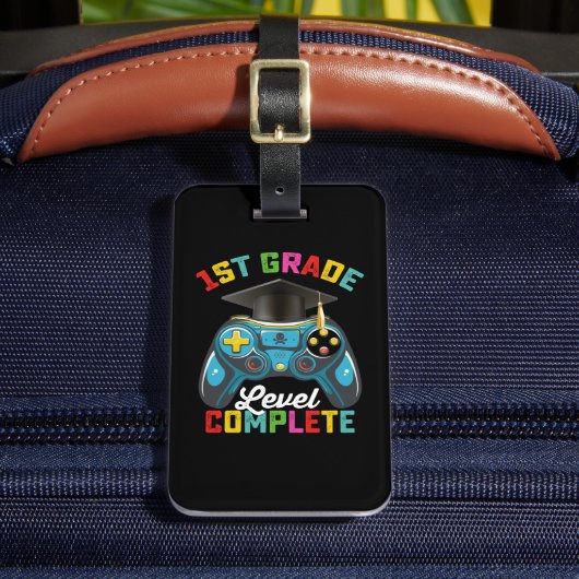 1年生レベル完全卒業ゲーミングゲーマー ラゲッジタグ (正面インサイチュ2)