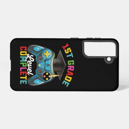1年生レベル完全卒業ゲーミングゲーマー SAMSUNG GALAXYケース (裏面横)