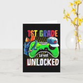 1年生レベル解除！新学期ビデオゲーム カード (黄色い花)