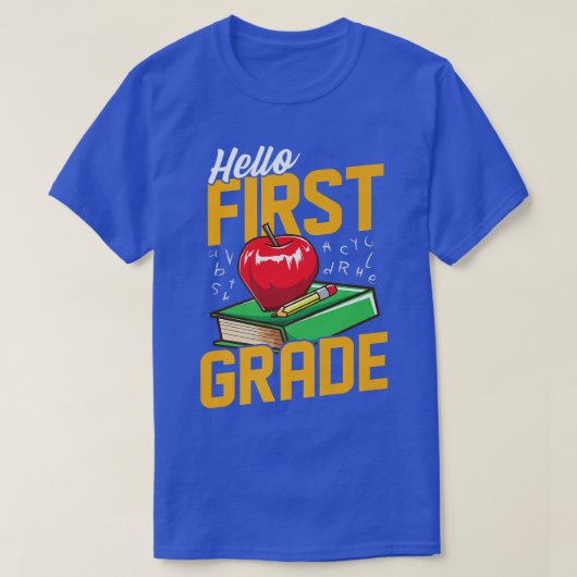 1年生先生ギフト1年生新学期 Tシャツ (デザイン正面)
