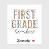 1年生先生ギフト、1年生先生 シール (シート)