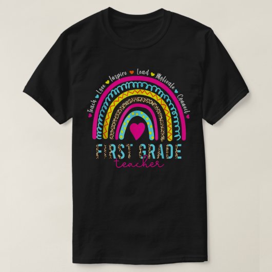 1年生先生新学期評価レポート Tシャツ (デザイン正面)