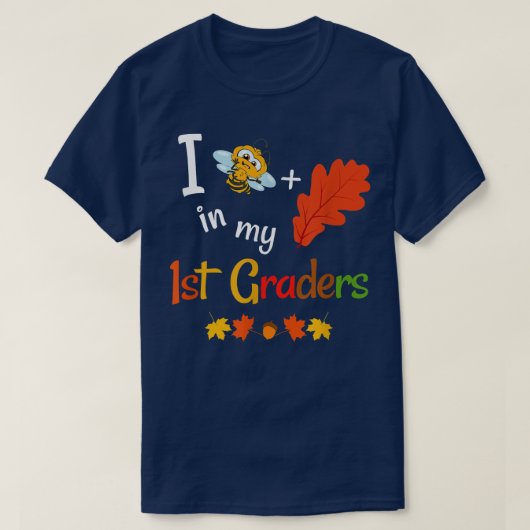 1年生先生秋秋1年生バック Tシャツ (デザイン正面)