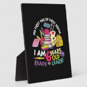 1年生先生1年生の初日 フォトプラーク (側面)