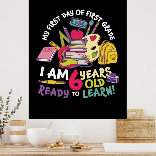 1年生先生1年生の最初の日 ポスター (キッチン)