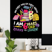 1年生先生1年生の最初の日 ポスター (ホームオフィス)