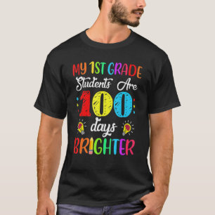 1年生先生100日より明るい100日目のS Tシャツ