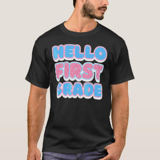 1年生女子 男子 先生 チーム こんにちは Tシャツ
