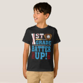 1年生新学期1年生バッターアップベースボール Tシャツ (正面フル)