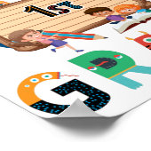 1年生新学期1年生 ポスター (角)