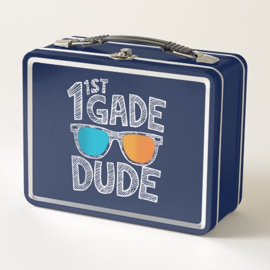 1年生新学期1年生 メタルランチボックス (正面)