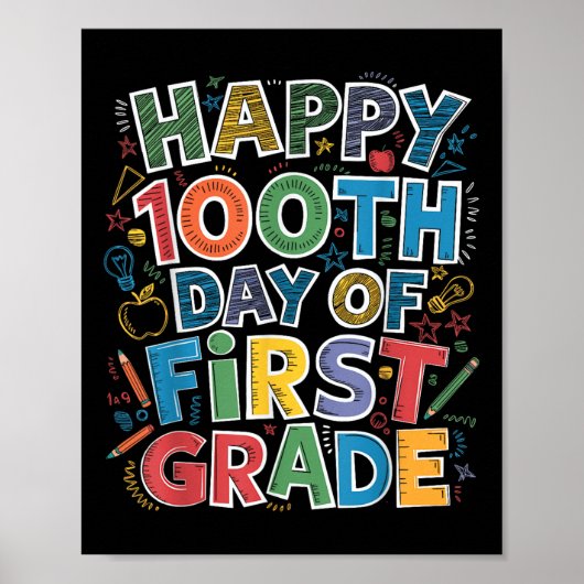 1年生日100先生100年生 ポスター (正面)