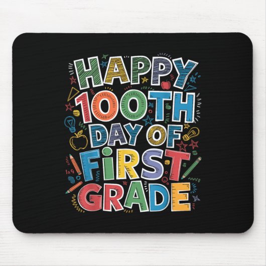1年生日100先生100年生 マウスパッド (正面)