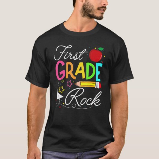 1年生最高 チーム小学校1年生の先生 Tシャツ (正面)