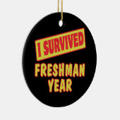 1年生生き延び年 セラミックオーナメント (右)