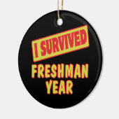 1年生生き延び年 セラミックオーナメント (左)