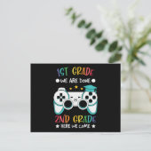 1年生終了!2年生の準備はできた ゲーマーギフト ポストカード (スタンド正面)