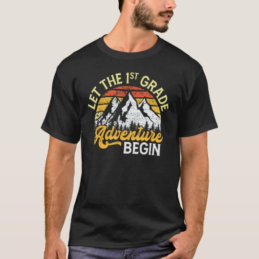 1年生1年生の冒険を元に戻す Tシャツ (正面)
