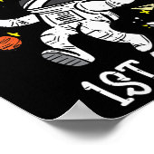 1年生1年生のDaを探検する準備ができている子供宇宙飛行士 ポスター (角)