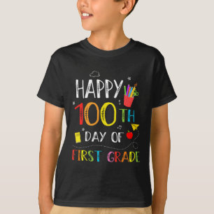 1年生100日ハッピースクールTeの100日目 Tシャツ